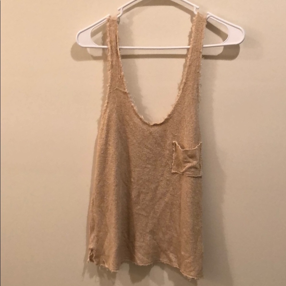 Project Social Scoop Neck Tank - Size Small